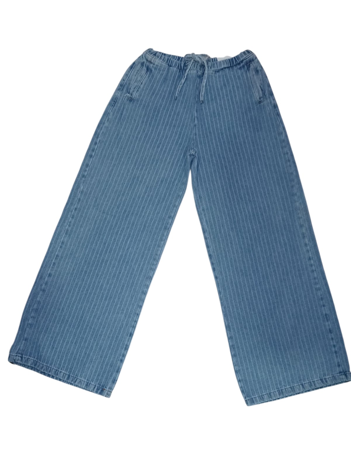 Wide leg con cintura elástica,regulable