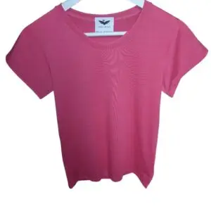 Remera de Algodón coral